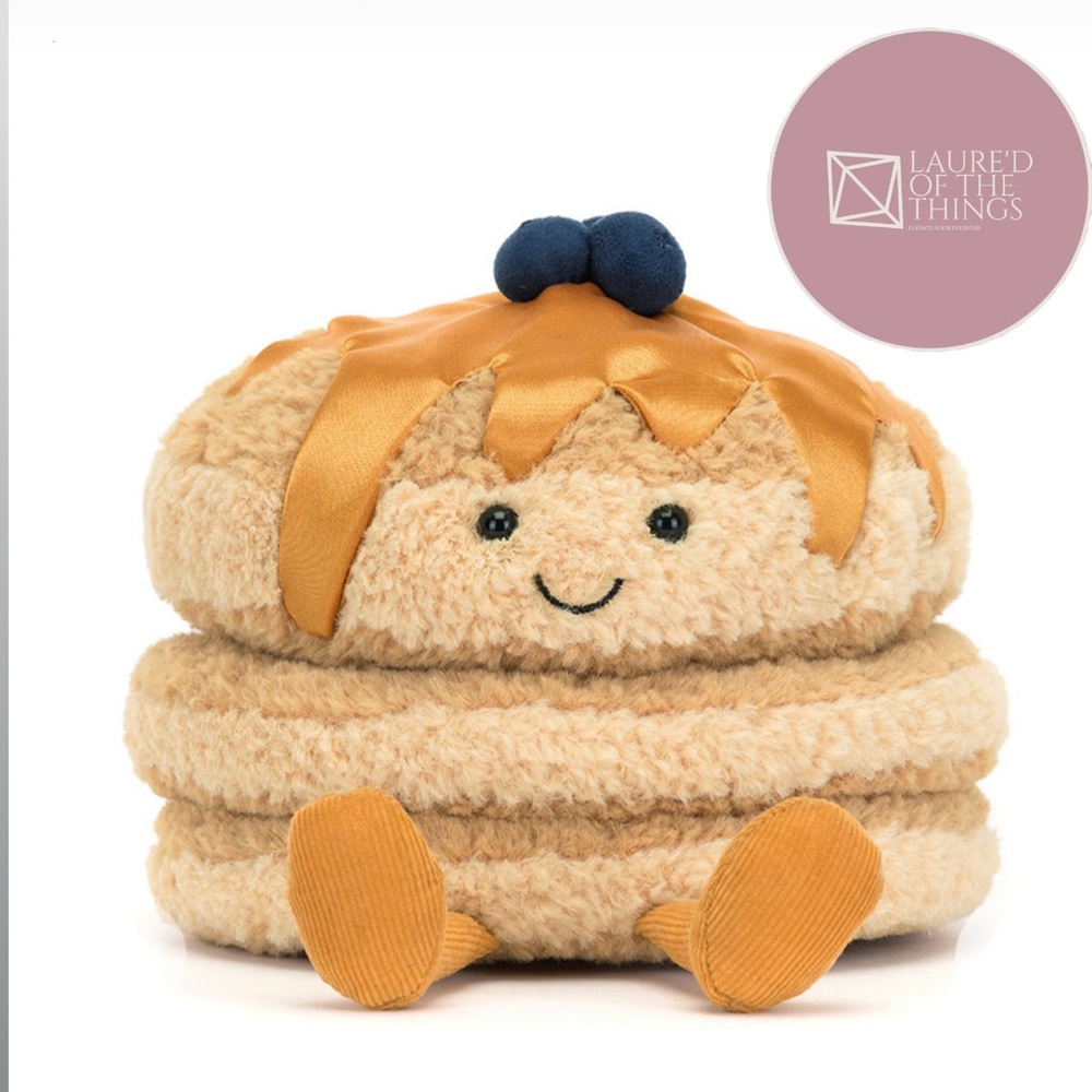 NWT JellyCat Amuseables Pancake Plush Toy